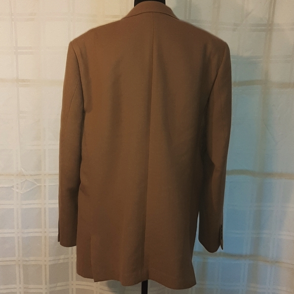 Vintage Camel / tan wool sports coat EUC 44L - Picture 3 of 10